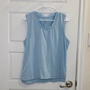 Freely Light Blue Sleeveless Tank Top Athleisure Soft Stretch Size Medium